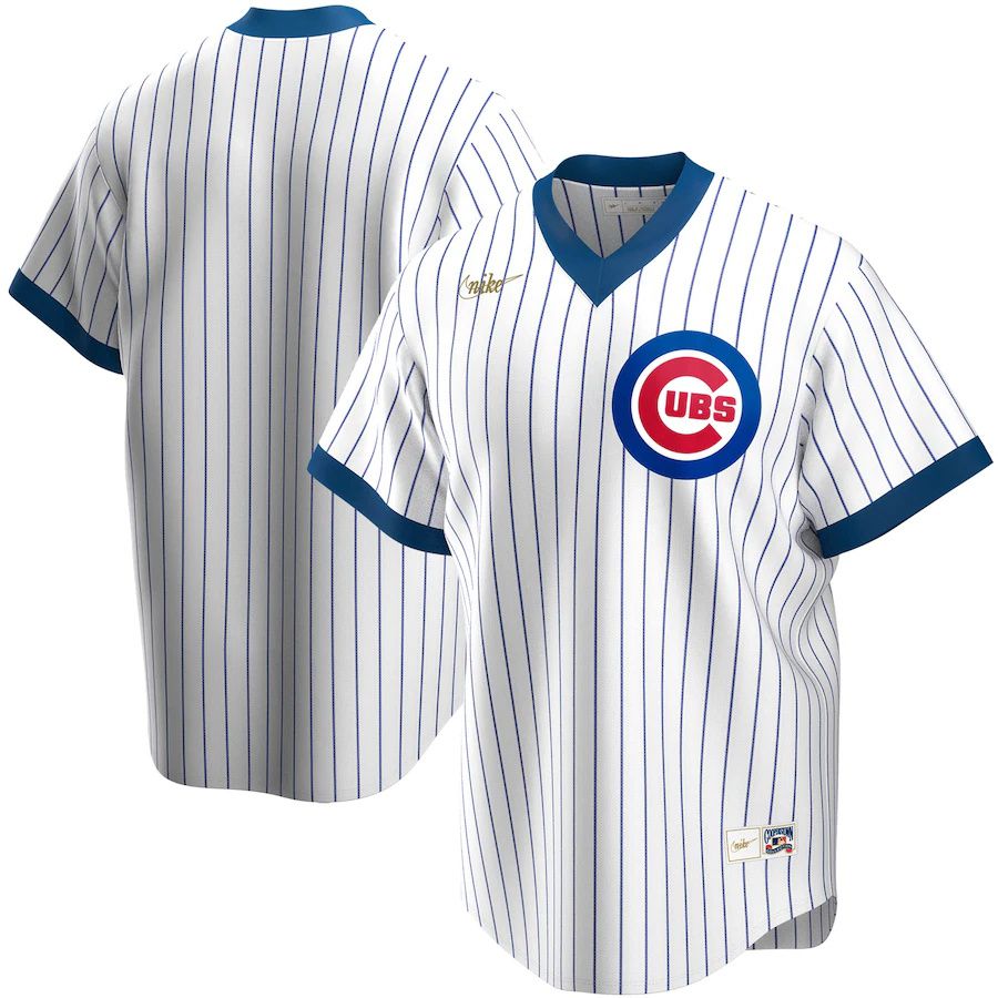 Mens Chicago Cubs Nike White Home Cooperstown Collection Team MLB Jerseys